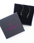 oval-glass-earrings-black-handmade-Ireland