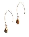 Gold Molten Earrings