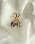 Glow disco ball earrings