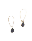 Brass Glass Teardrop