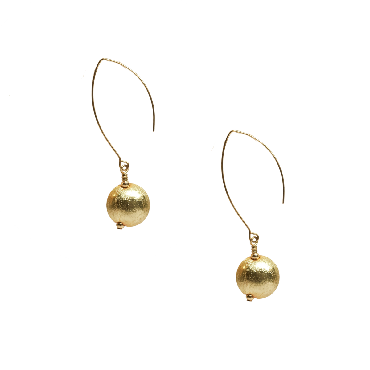 Golden Orb Earrings