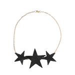 Load image into Gallery viewer, Réalt leather star necklace
