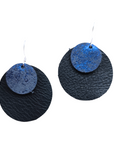grian-agus-gealach-earrings-dark-navy-blue-glitter-leather