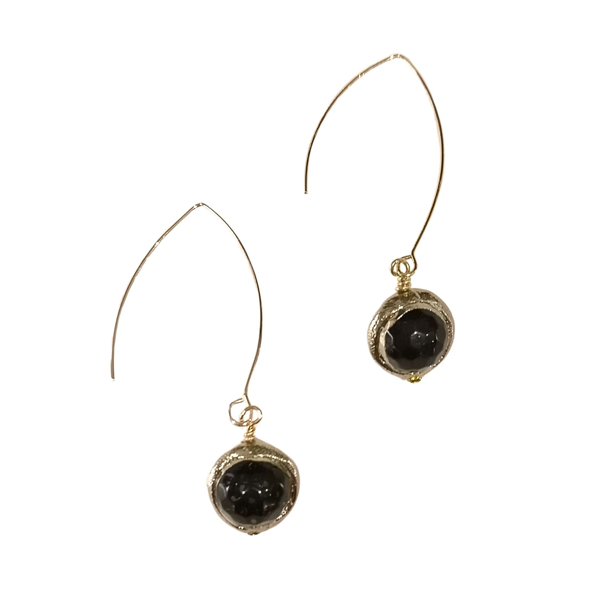 Lightweight semi-precious stone earrings – handcrafted in Meath
