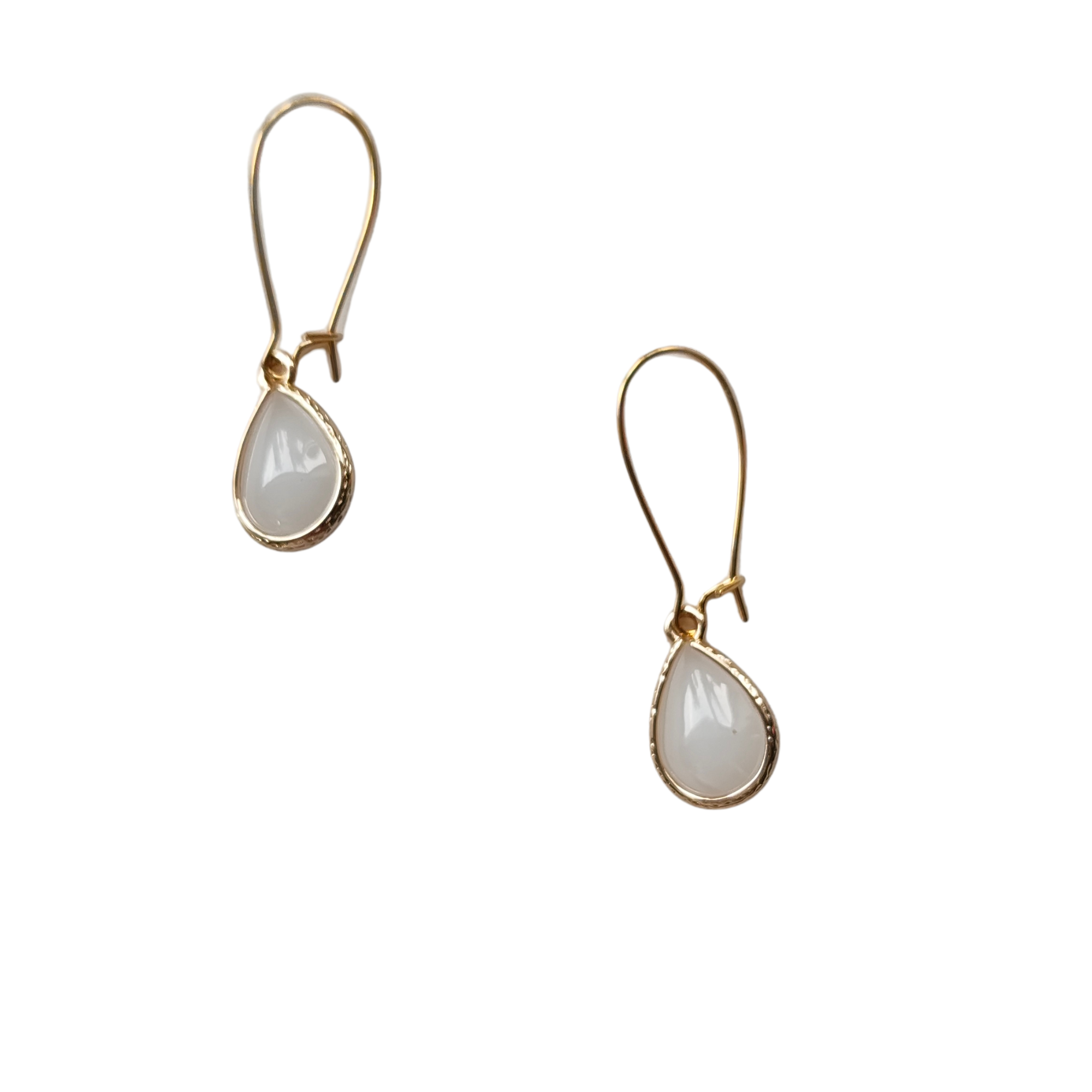 Brass Glass Teardrop
