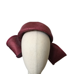 Load image into Gallery viewer, Vintage style burgundy headpiece
