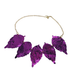 Load image into Gallery viewer, The Duilleog Collection 5 Leather Leaf Necklace
