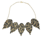 Load image into Gallery viewer, The Duilleog Collection 5 Leather Leaf Necklace
